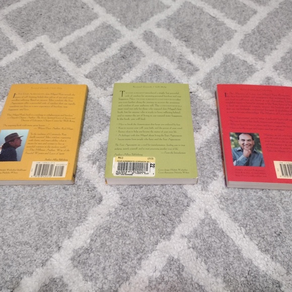 Don Miguel Ruiz (Lot Of 3) Paperback Books : Four Agreements, Companion, Love - Picture 2 of 5